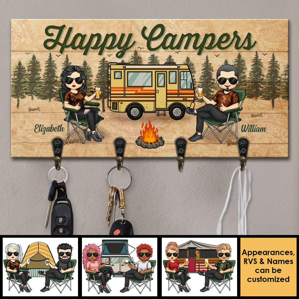 Personalized Happy Campers Camping Patio Mat x0609rg