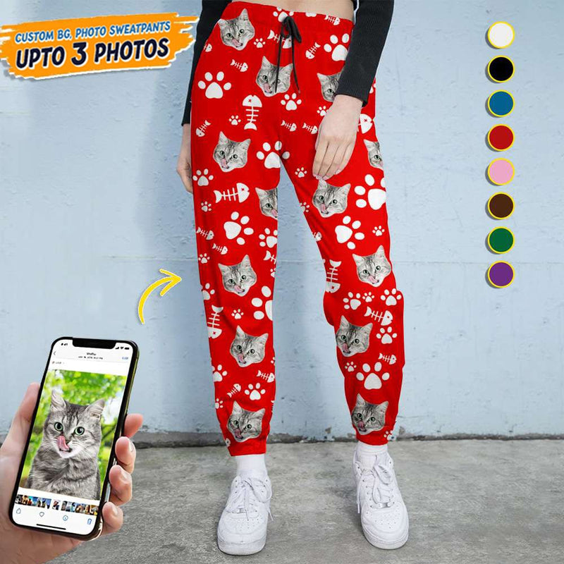 Personalized Custom Photo Dog Cat For Men and Women Sweatpants HM021201SP