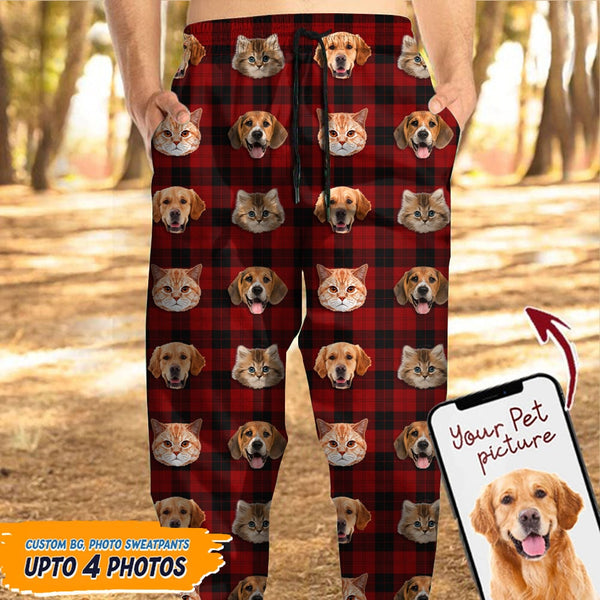 Personalized Custom Photo Dog Cat For Men and Women Sweatpants HN161101SP