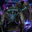 Personalized Cyberpunk Custom Leather Jacket SN21072501