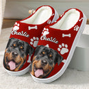 Personalized Custom Photo Dog Cat Plush Slippers TL271001S