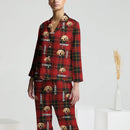 Personalized Custom Photo Dog Cat Christmas Pajamas HN091101PJ