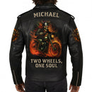 Personalized Biker Custom Leather Jacket SN16072501