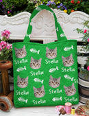 Personalized Upload Pet Photo Quilted Tote Bag TL22092301