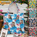 Personalized Upload Pet Photo Quilted Tote Bag TL25092302