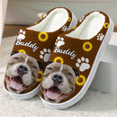 Personalized Custom Photo Dog Cat Plush Slippers TL271001S