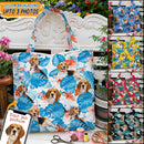 Personalized Upload Pet Photo Quilted Tote Bag TL25092302