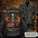 Personalized Biker Custom Leather Jacket SN16072501