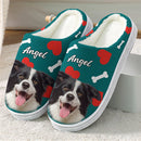 Personalized Custom Photo Dog Cat Plush Slippers TL271001S