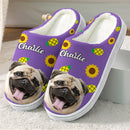 Personalized Custom Photo Dog Cat Plush Slippers TL271001S