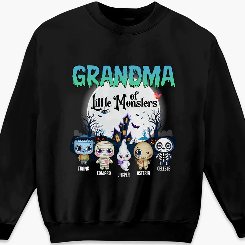 Personalized Nana Of These Little Monsters - Gift For Grandma, Gift For Grandparents Shirt TL14082301TS