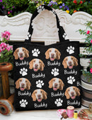 Personalized Upload Pet Photo Quilted Tote Bag TL22092301