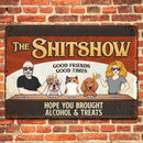 Dog Cat Personalized Custom House Warming Gift Home Decor Metal Sign TL080424