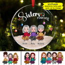 Personalized Sisters - Sisters Forever Christmas Ornament HM16082301OR