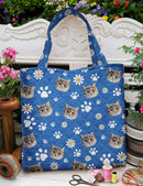 Personalized Upload Photo Dog Cat Quilted Tote Bag HM16092301