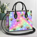 Personalized Custom Photo Dog Cat Leather Bag HM28092301