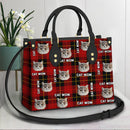 Personalized Custom Pet Photo Christmas Leather Bag HM22092301