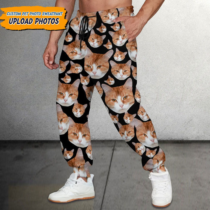 Personalized Custom Photo For Cat Lover Men and Women's Sweatpants HM17082302SP