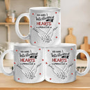 Our Hands Intertwined Our Hearts Connected Couple Personalized Custom 3D Inflated Effect Printed Mug TN050424