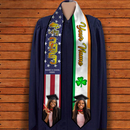 Personalized Country Flag Class of 2023 Stoles Sash Graduation Gift HM26042301ST