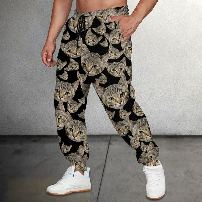 Personalized Custom Photo For Cat Lover Men and Women's Sweatpants HM17082302SP