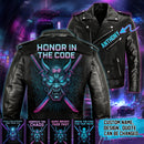 Personalized Cyberpunk Custom Leather Jacket SN21072501