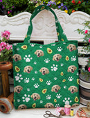 Personalized Upload Photo Dog Cat Quilted Tote Bag HM16092301