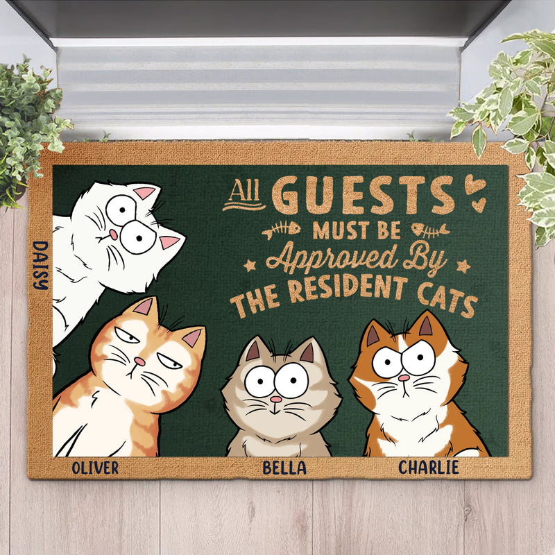 Dog and Cat Personalized Home Decor Doormat TL270324