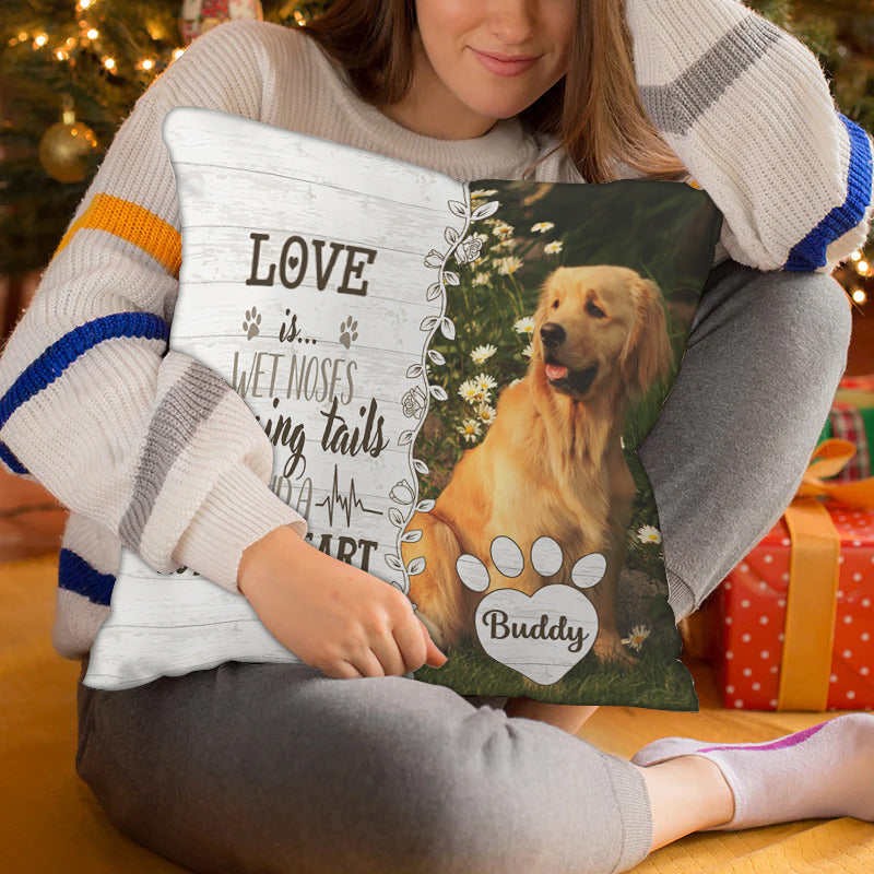 Personalized Upload Photo Memorial Pet Pillow TN04042401