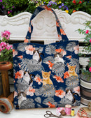 Personalized Upload Pet Photo Quilted Tote Bag TL25092302