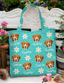 Personalized Upload Pet Photo Quilted Tote Bag TL22092301