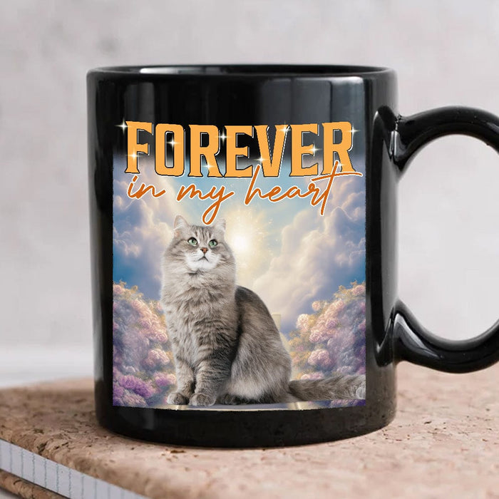Personalized Custom Cat Photo Retro Style Mug HM14082301MG