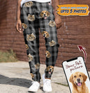 Personalized Custom Photo With Christmas Pattern Dog Men and Women's Sweatpants HM06092301SP