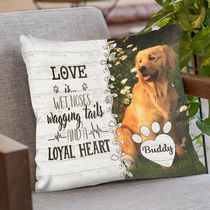 Personalized Upload Photo Memorial Pet Pillow TN04042401