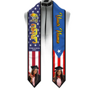Personalized Country Flag Class of 2023 Stoles Sash Graduation Gift HM26042301ST