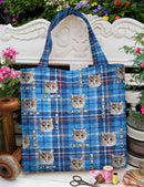 Personalized Upload Photo Dog Cat Christmas Quilted Tote Bag HM22092302