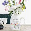 Personalized Custom Family Gift For Mom Grandma Blossoms Home Decor Flower Vase TL120424