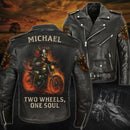 Personalized Biker Custom Leather Jacket SN16072501