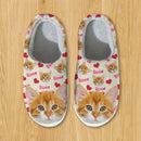 Personalized Custom Photo Dog Cat Plush Slippers TL21082301S