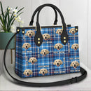 Personalized Custom Pet Photo Christmas Leather Bag HM22092301