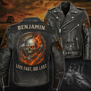 Personalized Biker Custom Leather Jacket SN16072501
