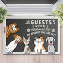Dog and Cat Personalized Home Decor Doormat TL270324