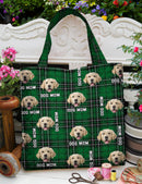 Personalized Upload Photo Dog Cat Christmas Quilted Tote Bag HM22092302