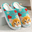 Personalized Custom Photo Dog Cat Plush Slippers TL271001S