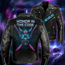 Personalized Cyberpunk Custom Leather Jacket SN21072501