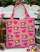 Personalized Upload Pet Photo Quilted Tote Bag TL22092301