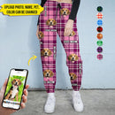 Personalized Custom Photo Dog Cat Christmas Men and Women's Sweatpants HM07092301SP