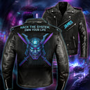 Personalized Cyberpunk Custom Leather Jacket SN21072501