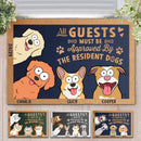 Dog and Cat Personalized Home Decor Doormat TL270324