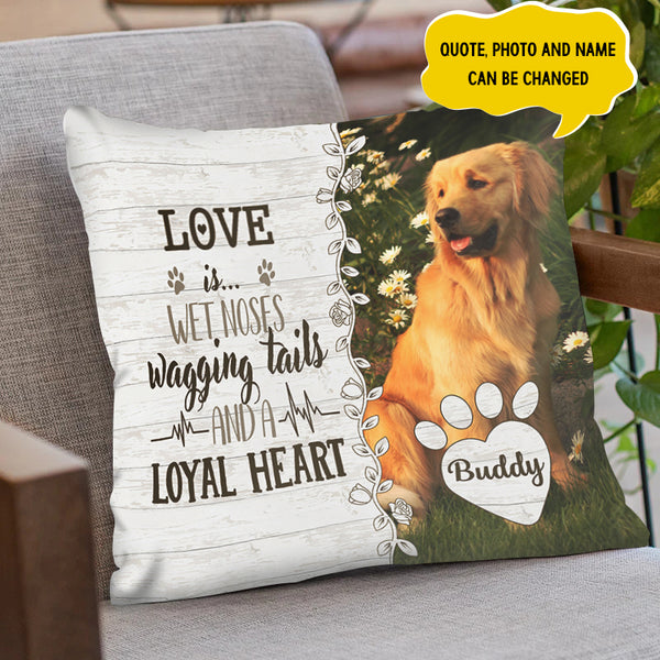 Personalized Upload Photo Memorial Pet Pillow TN04042401